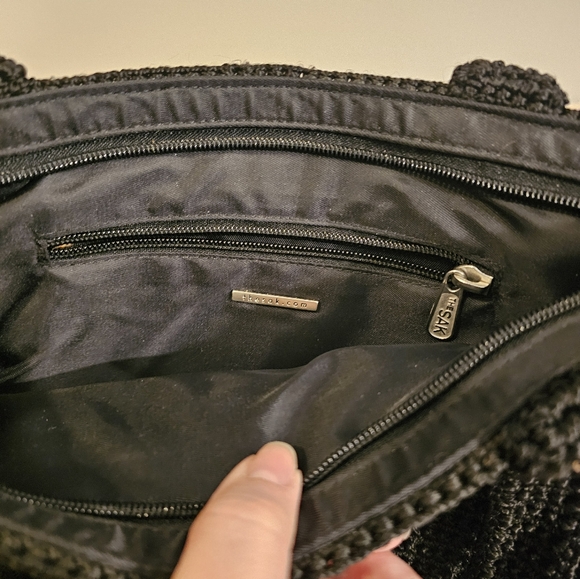 GUC The Sak Black Crochet Handbag - Picture 6 of 6